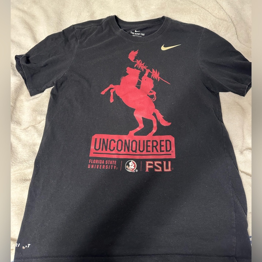 FSU Unconquered Black T-Shirt